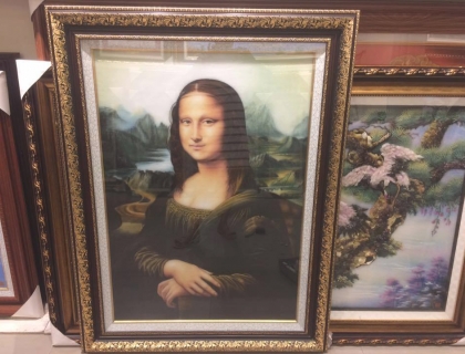 Tranh Đá Quý Truyền Thần - Chân Dung Nàng Mona Lisa